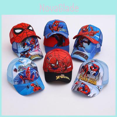 Childrens Cartoon Spider Man Baseball Cap With Breathable Polyester For Summer Outdoor Play