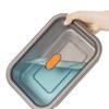 Stainless Steel Food-Grade Rectangular Dish Container with Lid