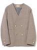 Beams Boy Women's Beige Jacket, Size M.2wStD/Br_N/CJK, 13160039803
