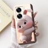 For Realme C55 Case RMX3710 Silicone Cute Cat Fashion Butterfly Flowers Love Painted Cover For Realme Narzo N55 Phone Case Funda
