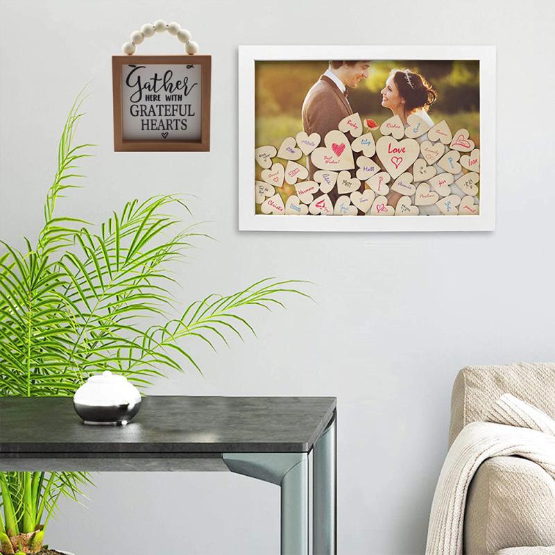 Quadratisches Holz-Hängeschild Holztafel Wandkunst Für Küche Schlafzimmer Wohnzimmer Arbeitszimmer Dekorationen