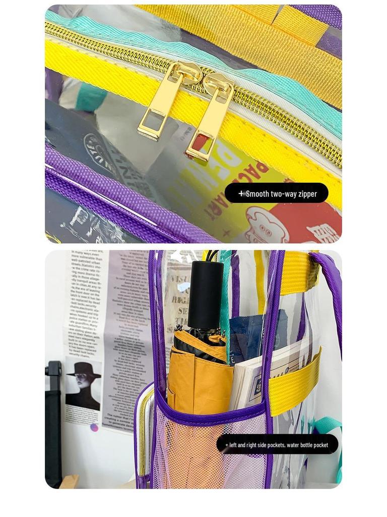 2025 Purple Ita Waterproof Backpack for College Students - Book, Swim, and Summer Storage