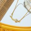Fish Bone Pendant Necklace for Women Simple and Versatile Collarbone Chain New Style Trendy