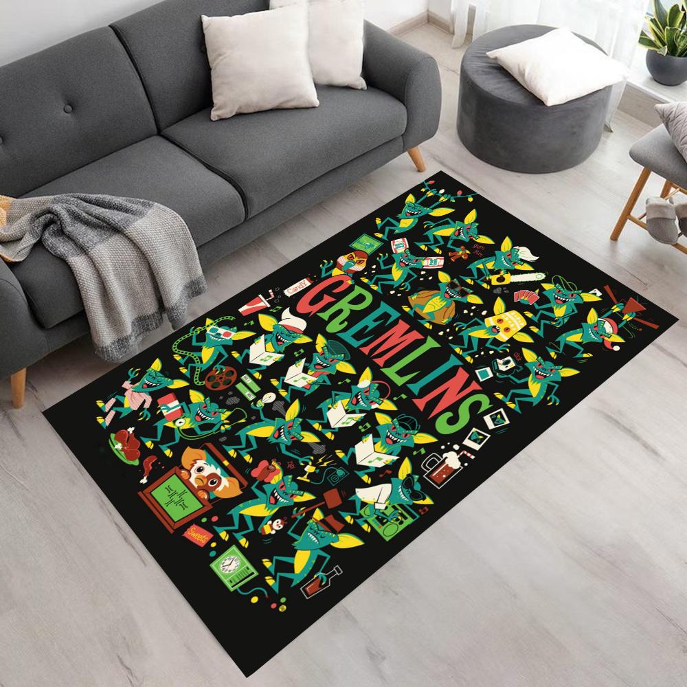 Gremlins Floor Rug Office Rug Perfect For Bedrooms Decorate Room Entryway Study Room Antislip Carpet Decorate Offices