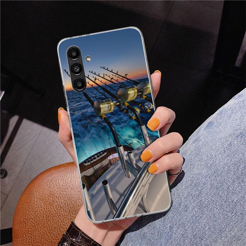 

Carp Fish Fishing Rod Hook Phnoe Case for Samsung Galaxy A17 A37 A57 A16 A26 A36 A56 A15 A14 A13 A55 A54 A53 A35 A34 A33 A25 A24 Samsung A26