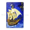 Pirate Ship Mobooksnart Metal Signs Bar Create Create Cave Design Pub Tin Sign Poster