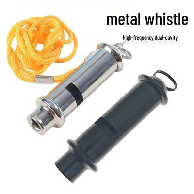 Coreless Metal Lifesaving Coach and Referee Whistle for Outdoor Survival and Training