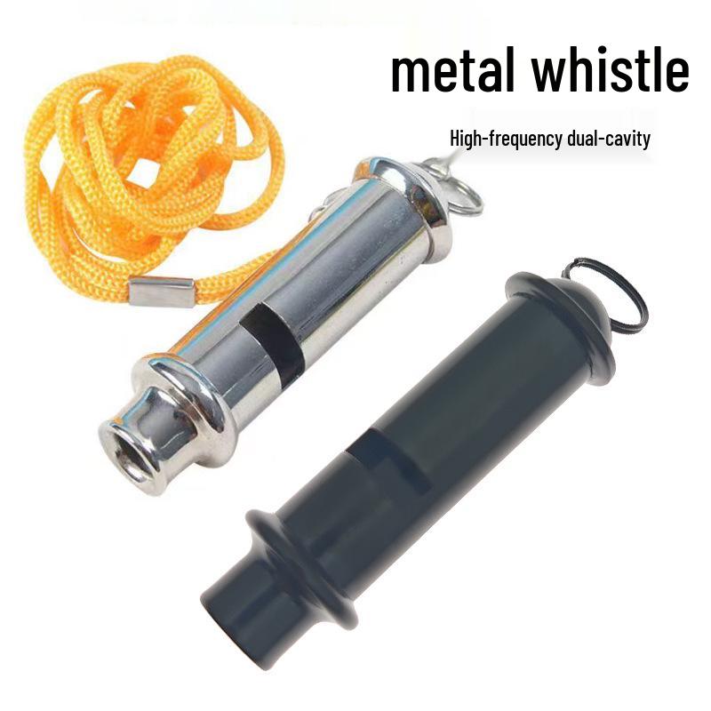 Coreless Metal Lifesaving Coach and Referee Whistle for Outdoor Survival and Training
