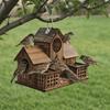 Waterproof Bird Feeding Birdhouse Hanging Bird Nesting Box Outdoor Birdhouse  Wild Birds Habitat