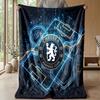 Chelsea FC Theme blanket Soft Flannel Blanket Plush Throw Blanket Cozy Sofa Bed Blanket for Home Decor