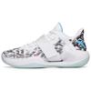 New Water Flower 4 Cushioning Support Low Top Performance Basketball Shoes Men's White Blue 112221602-10