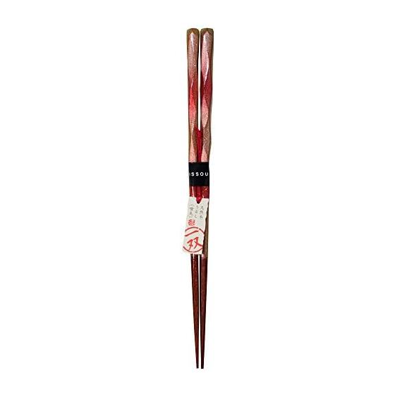 Pair of 21cm Chopsticks, Nisho, Wakasa-nuri, High-grade Lacquered Chopsticks, Handcrafted by Artisans in Japan