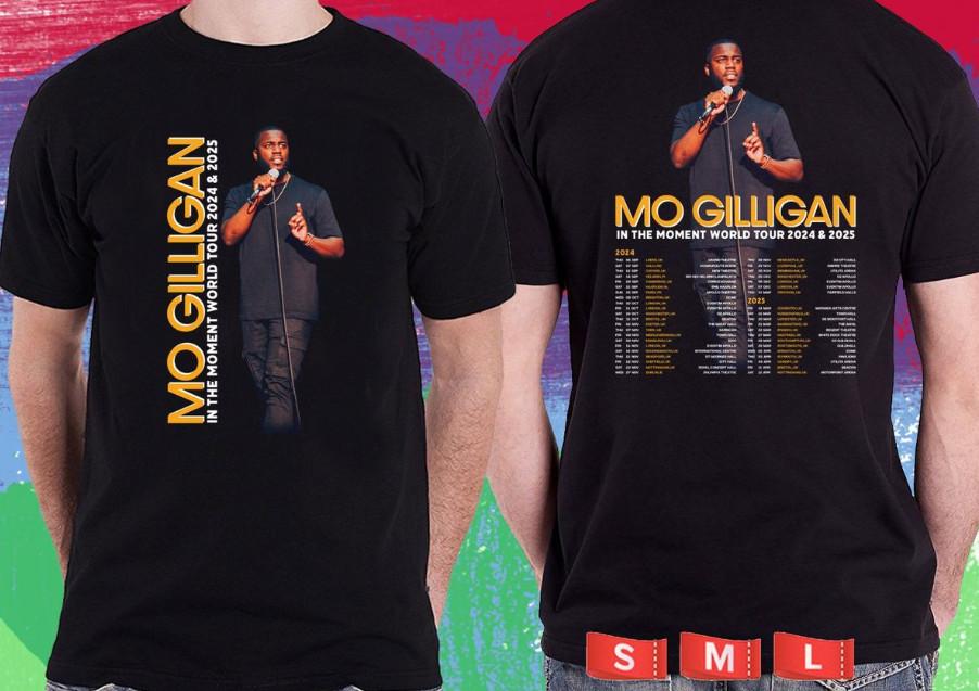 MO GILLIGAN IN THE MOMENT WORLD TOUR 2026 shirt XXXL