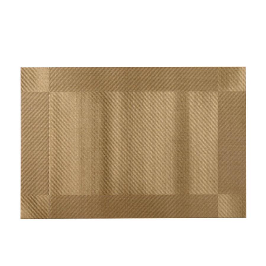 

ПВХ-подставка для столовых приборов с двойной рамкой и диагональной рамкой Европейский коврик для стола Водонепроницаемый нескользящий теплоизоляционный коврик Подставка для тарелок L&Rectangular