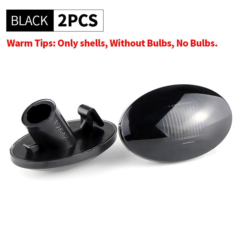2PC For Opel Vauxhall Combo Tour Corsavan Mk2 Corsa C Tour Meriva Car Side Marker Lamp Covers Indicator Turn Signal Light Shells