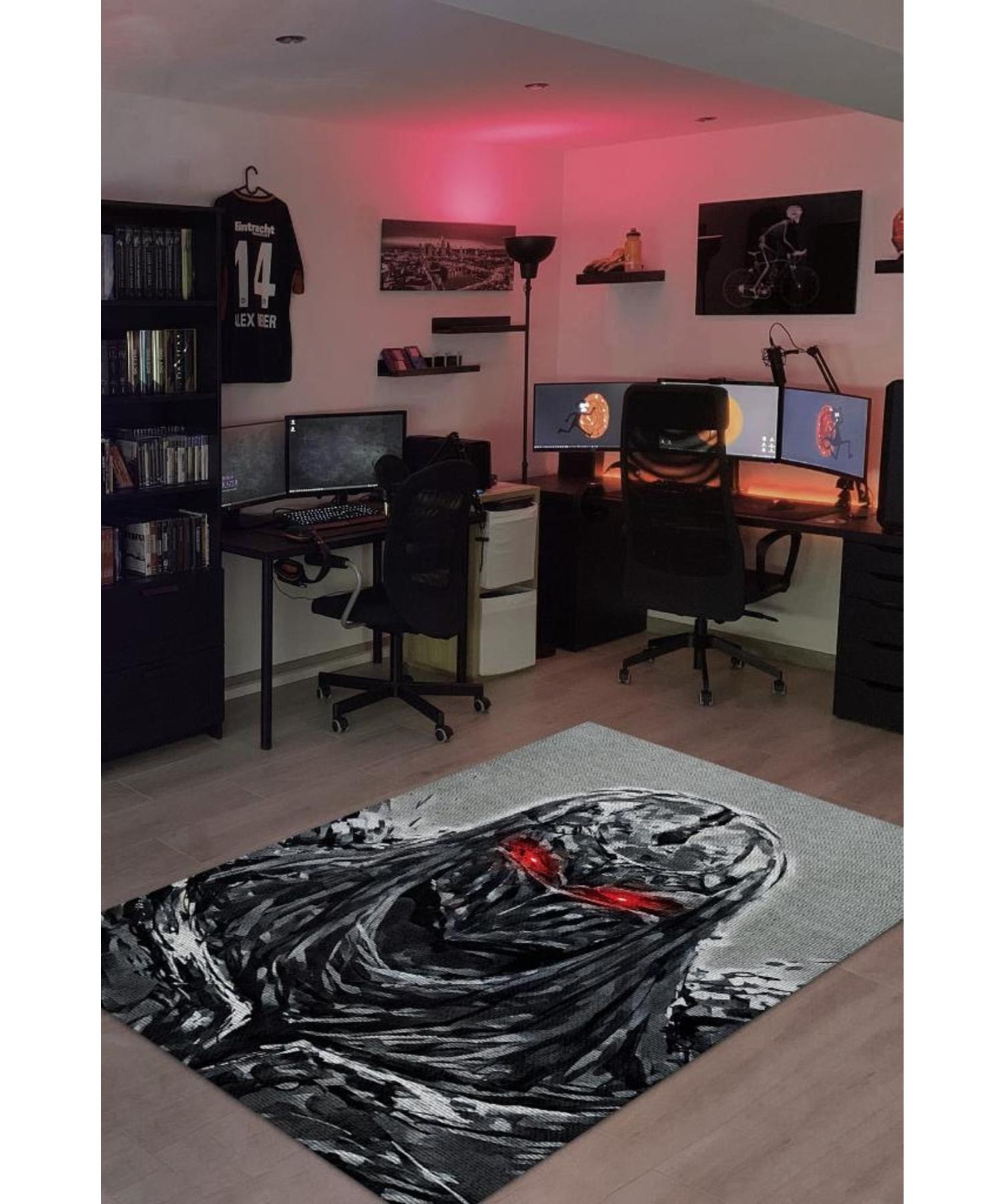 

Zed Woven Based Washable Gamer Rug