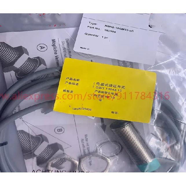 3pcs New P+F proximity switch NBB8-18GM50-E0 NBN8-18GM50-E3 NBN8-18GM50-E0 NBB5-18GM50-E0 Sensor