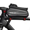 Mountain Bike Front Top Tube Pouches Pannier Phone Mount Holder Handlebar Bag with Touch Screens Cell Phone Bag Holder