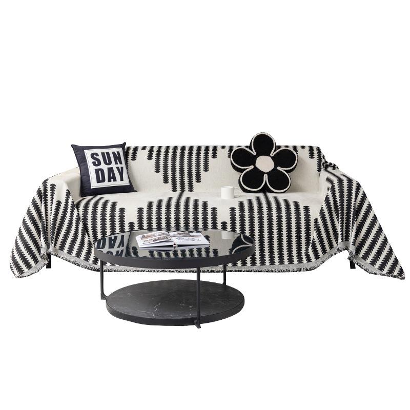 INS Nordic Style Chenille Sofa Towel Cover Cloth Four Seasons Universal Anti-Scratching Full Cover Sofa Cover Cover Non-Slip