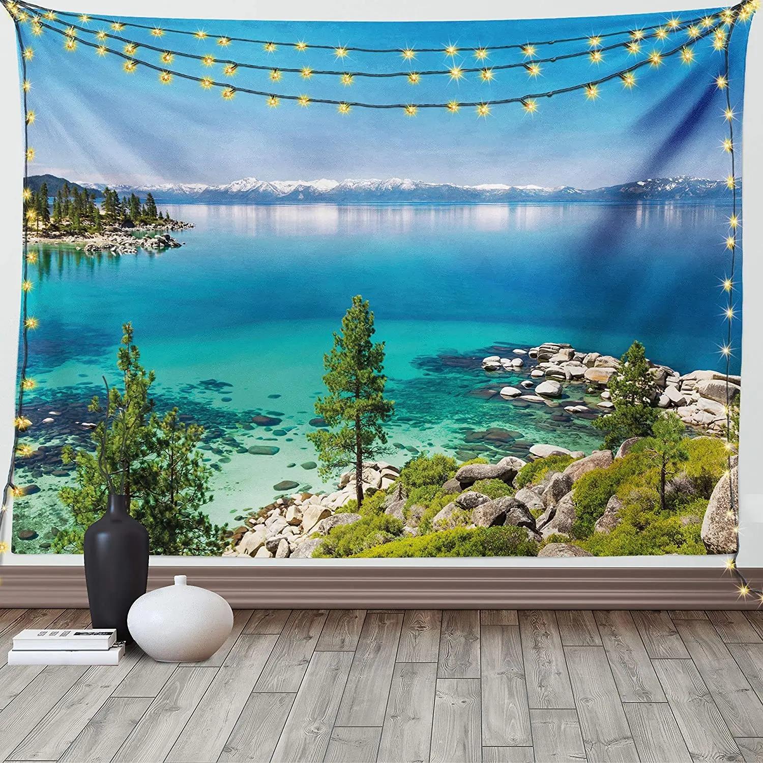 

Гобелен с изображением пустынного кактуса, гобелен для спальни, гостиной, украшение стены дома, гобелен 100x75cm