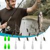 Bass Fly Fishing Lures Multi-Hook Fly Fishing Bait Anti-Rust Angling Gear With Throwing Aids For Trout Perch Pike Bass Beginners