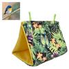 Soft Fabric Pet Bird Hammock Quick Dry Triangular Bird Nest Easy Install Hut Tent  Cockatiels