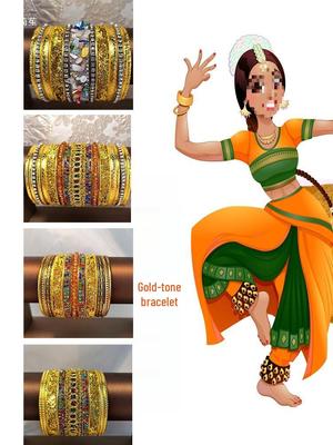 Exotisches indisches Bauchtanz-Armreif-Armband - Schmuck für Darsteller