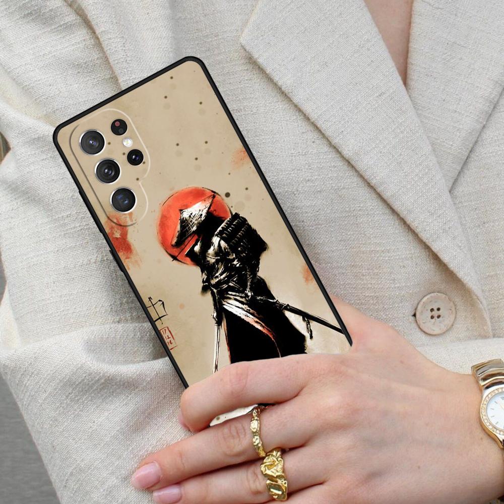 Japan Samurai Ninja Ronin Cell Phone Case for Samsung Galaxy S26 Ultra S25 S24 S23 S22 S21 S20 Note10 Cover