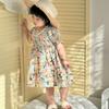 Girls Summer Floral Dress New Children's Baby Fashionable Dress Baby Girl Bow Princess Dress