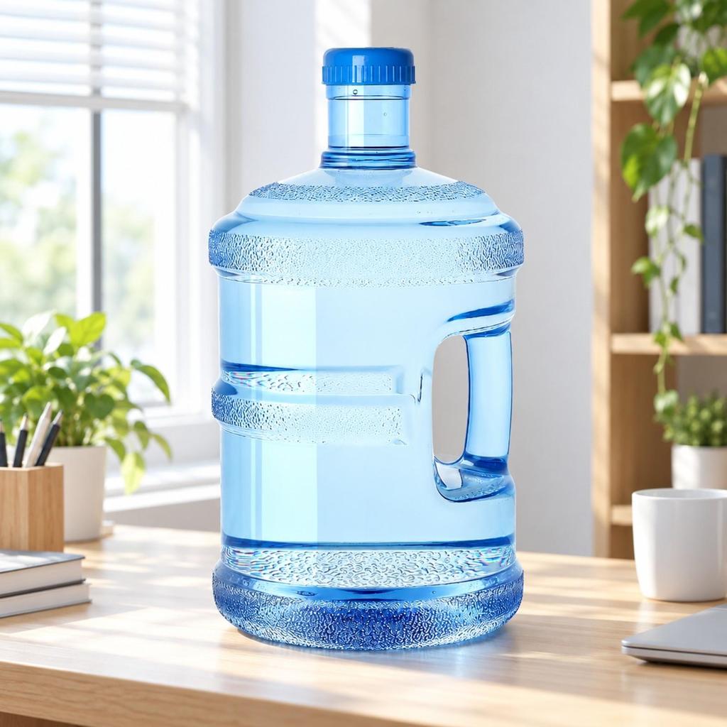 Household Water Jug with Side Handle Thickened Screw Cap for Families, Kitchen