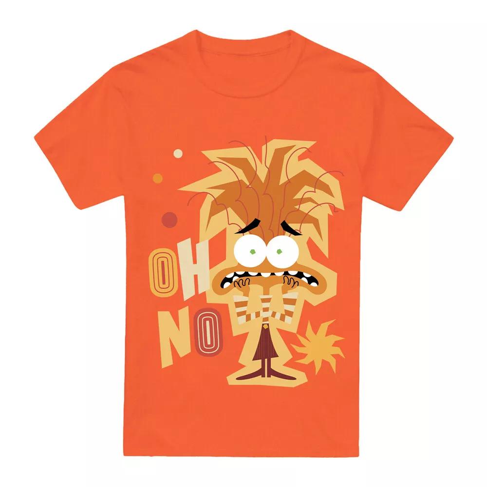 Inside Out 2 Anxiety T-Shirt , Orange S