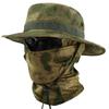 Camouflage Boonie Cap & Balaclava Set, Foldable Soft Wide Brim Hat Sunscreen Caps for Outdoor Hunting Fishing