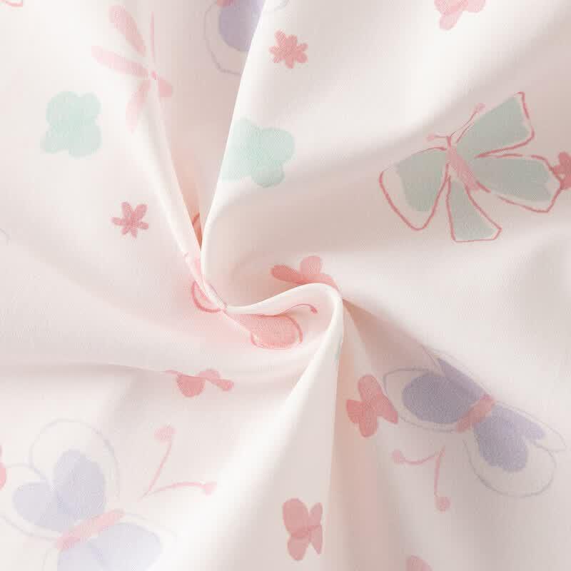 DAVE&BELLA Girls' Printed Ice Silk Sun Protection Hooded Jacket