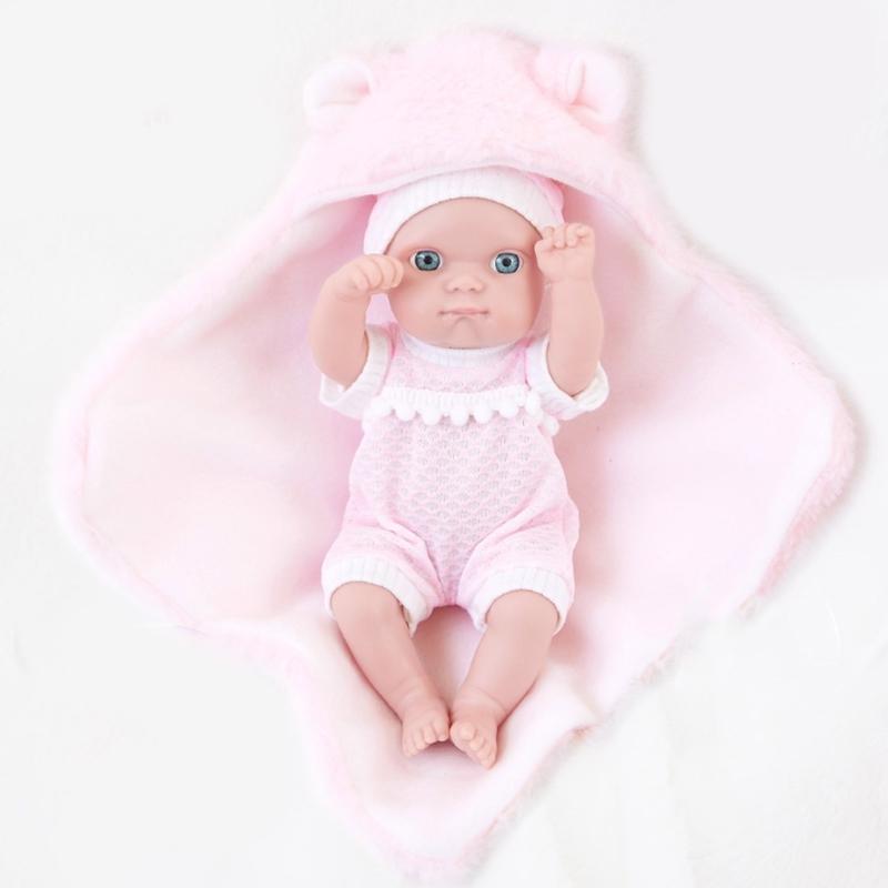 

Cuddly Playtimes Infant Doll with Soft Materials Beanbag Body Lifelikes Sleeping Eyes Portable Accessory for Toddler 1
