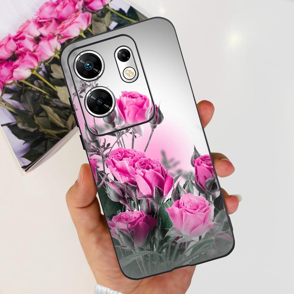 For Infinix Zero 30 4G Case X6731B Cute Cat Butterfly Cover Soft Silicone TPU Phone Case For Infinix Zero 30 5G Zero30 4G Fundas