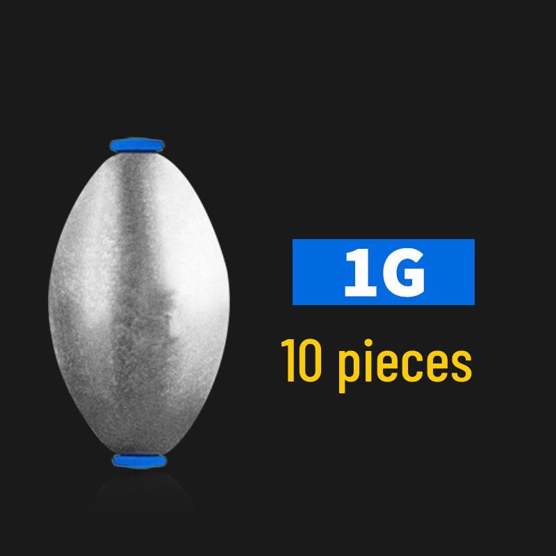 Olive-Shaped Through-Hole Sinker with Fishing Hook for Carp & Bighead