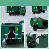 Childrens Alloy Inertia City Delivery Truck Model With Flashing Lights And Sound For Kids Play