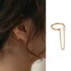 Modische Mini Ohrklemmen-Ohrringe ohne Piercing für Damen, Fake Piercing Earcuff Clips Ohrringe für Damen, Manschetten Schmuck