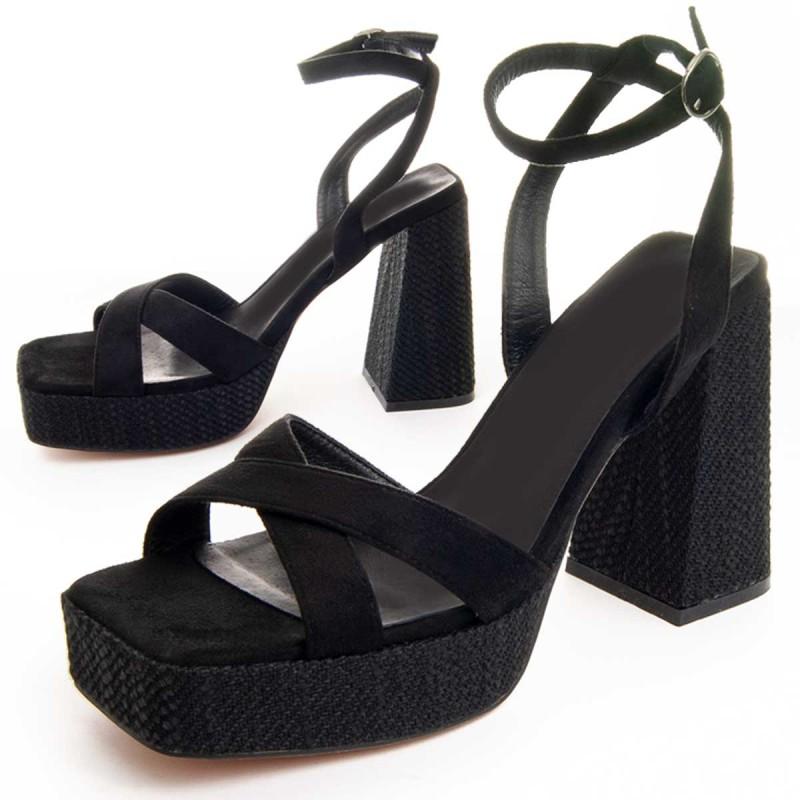 Sandalia De Tacón Para Mujer. Montevita Festsand8 88527