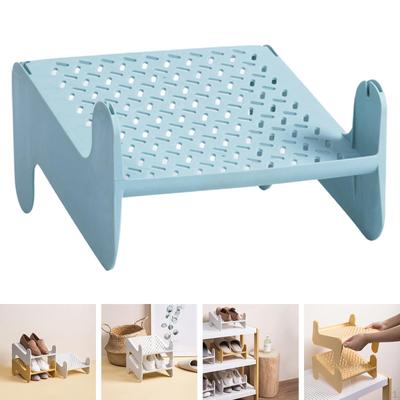 Shoes Shelf Shoe Hanger Sturdy Practical Free Standing Cabinets Stackable for Living Rooms