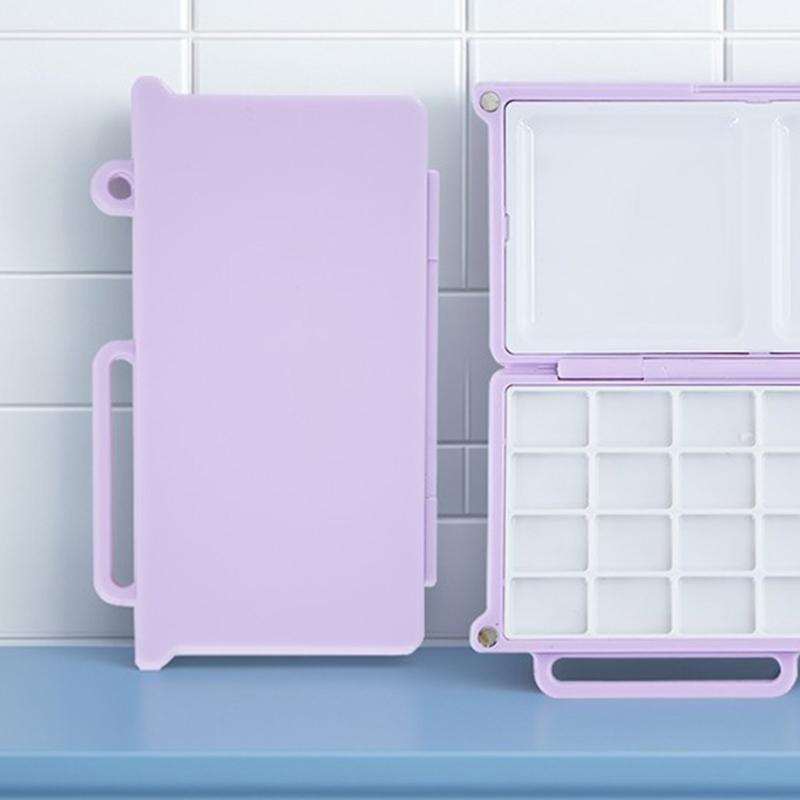 24 Colors Watercolour Paint Palette Watercolour Paint Box Empty Watercolor Box Paint Tray Palette for Artists