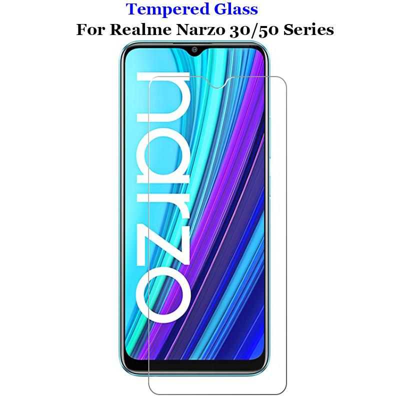 

Для Realme Narzo 50 50i 50A 30 30A Pro Prime 5G прозрачное закаленное стекло 9H 2.5D Премиум Защитная пленка для экрана Взрывозащищенная защитная пленка Закаленная защита