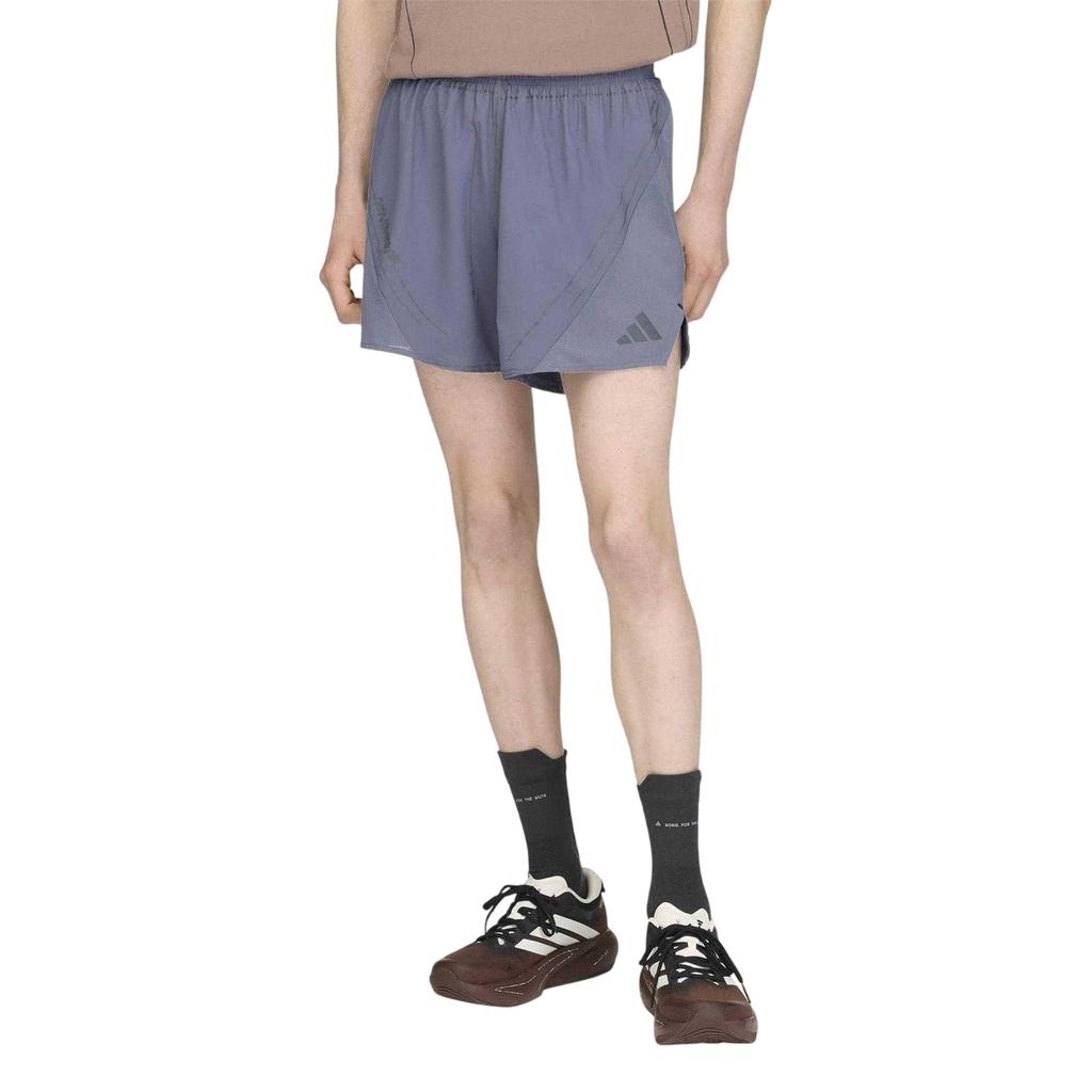 adidas Mens Song For The Mute Reflective Reflective Regular Running Shorts