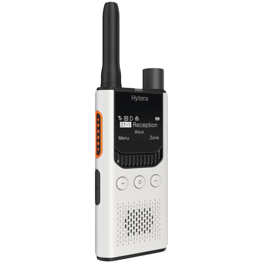 Radio HYTERA DMR+analogica HYT-S35, PMR446 446 MHz, 2200 mAh, Bianco perla