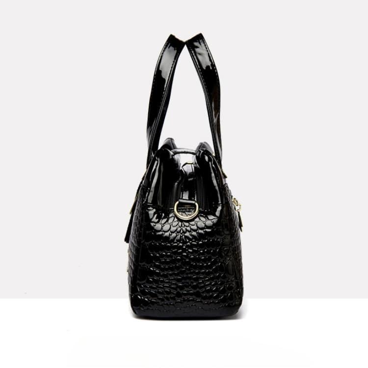 Glossy Boston Handbag One Shoulder Crossbody Women's Bag