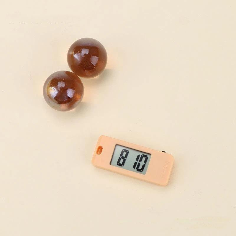 Mini Electronic Clock Keychain Digital Led Time Display Student Rectangle Watch Portable Wall Clock Keyring For Bag Backpack