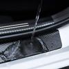 4Pcs/set Carbon Fiber Car Door Threshold Plate Stickers for Mercedes Benz W203 W204 W205 W206 W212 W213 W222 W223 E300 C200