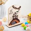 Easter Decorations He Is Risen 3D Wood Plaque Shelf Desk Tabletop Ornament Decor