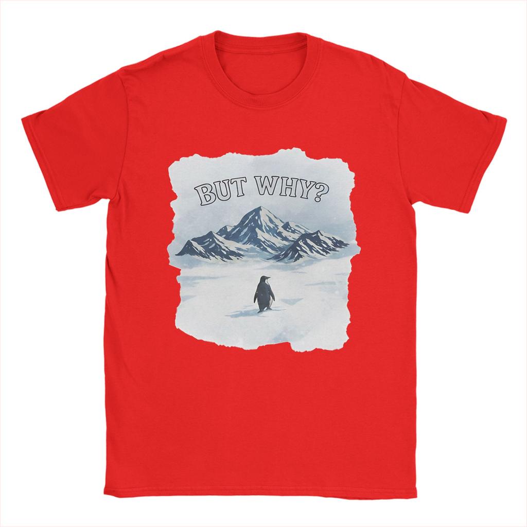 Oversized T Shirt Summer Funny Nihilist Penguin But Why   Hip Hop TShirts  Pure Cotton Tshirt for Unisex Y2K Retro Print Top Tees