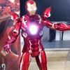Iron Man Model Anime Avengers Figure Luminescent PVC Simulation Action Miniature for Children